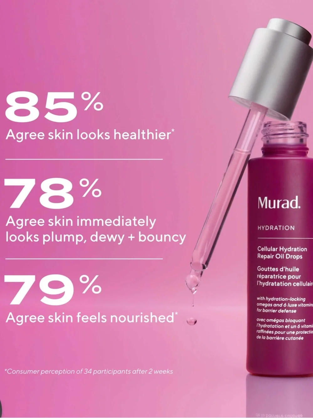 Murad Professional Cellular Hydration Repair Oil Drops 1.9 ounces